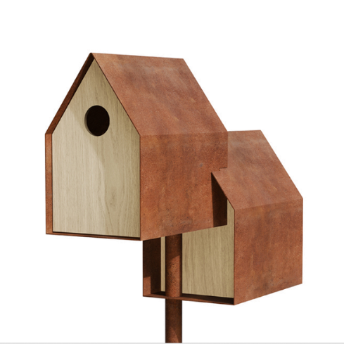 Frederik Roije Noaste Noaber vogelhuis staand